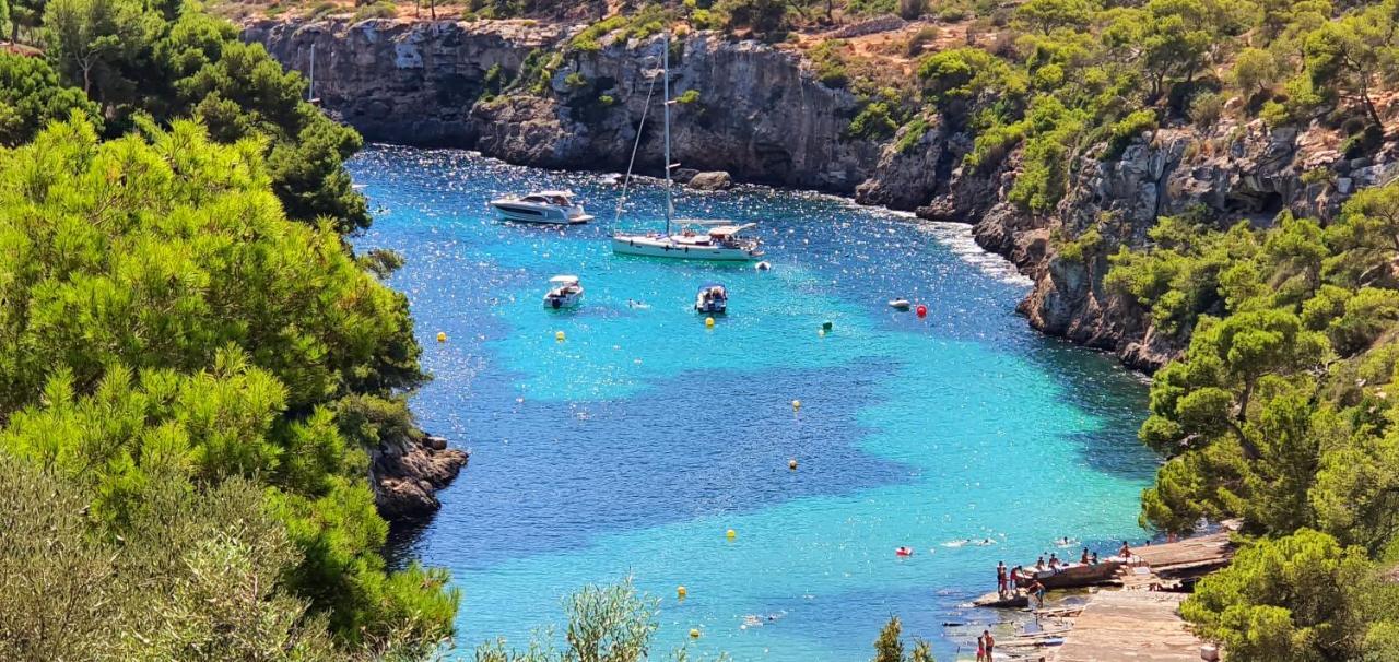 * Casa Del Diamante - Meer- Und Buchtblick Villa * Cala Pi  Exteriör bild