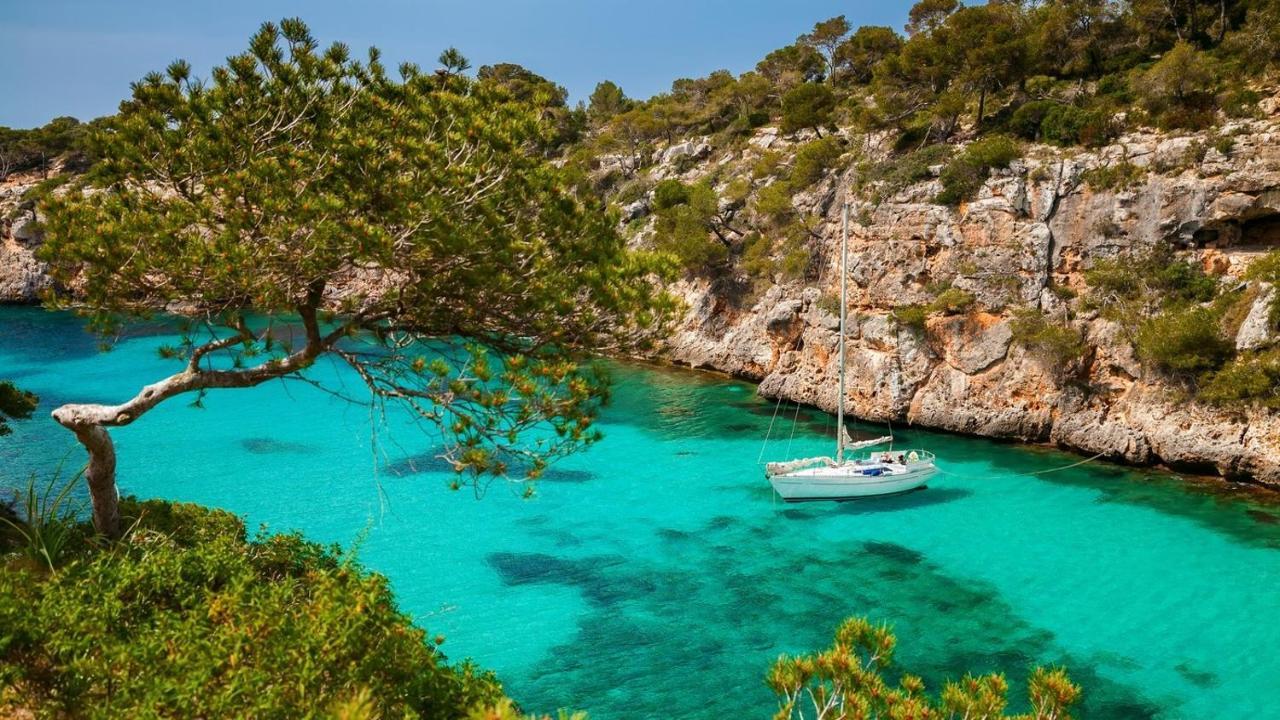 * Casa Del Diamante - Meer- Und Buchtblick Villa * Cala Pi  Exteriör bild
