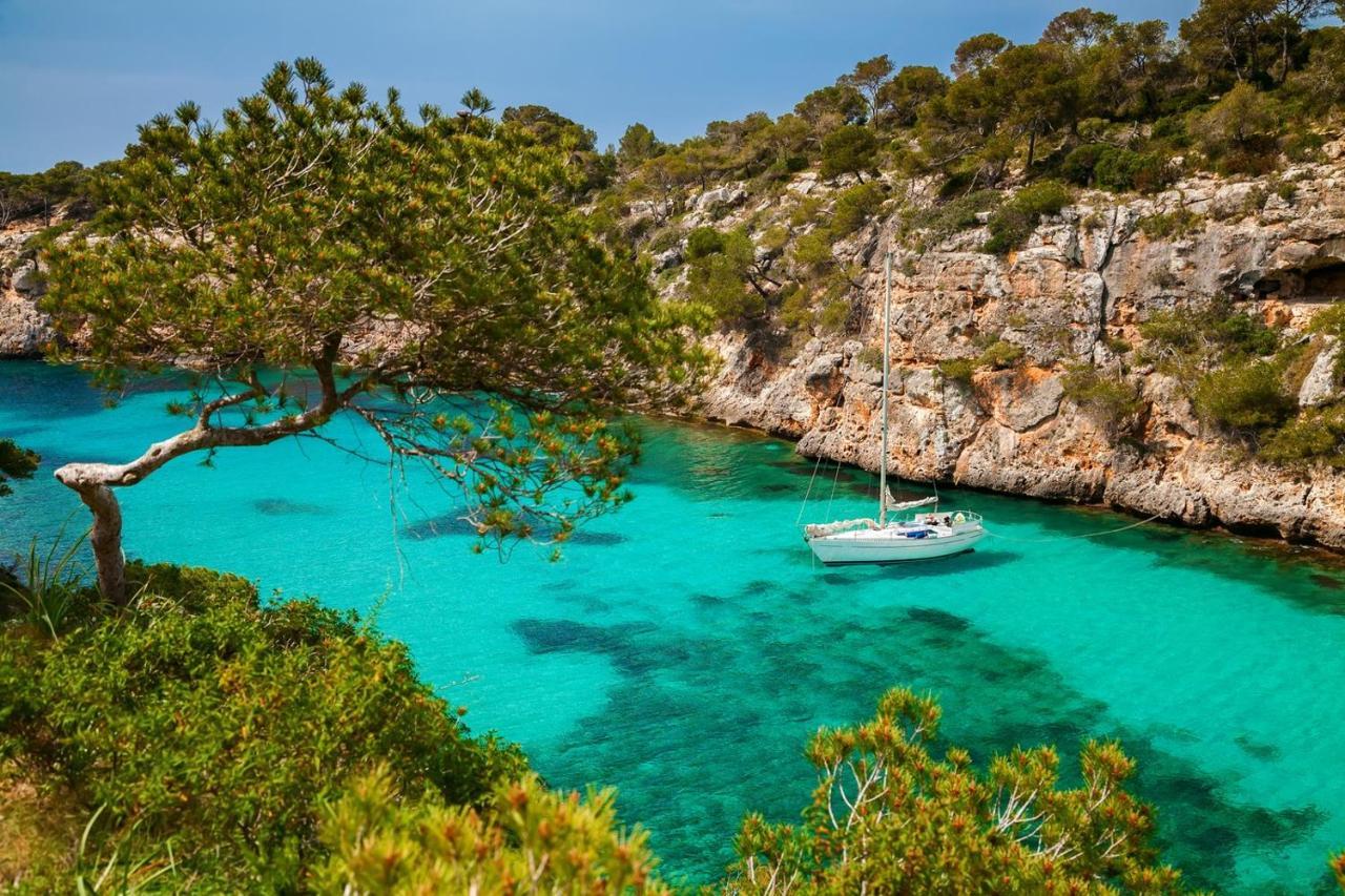 * Casa Del Diamante - Meer- Und Buchtblick Villa * Cala Pi  Exteriör bild