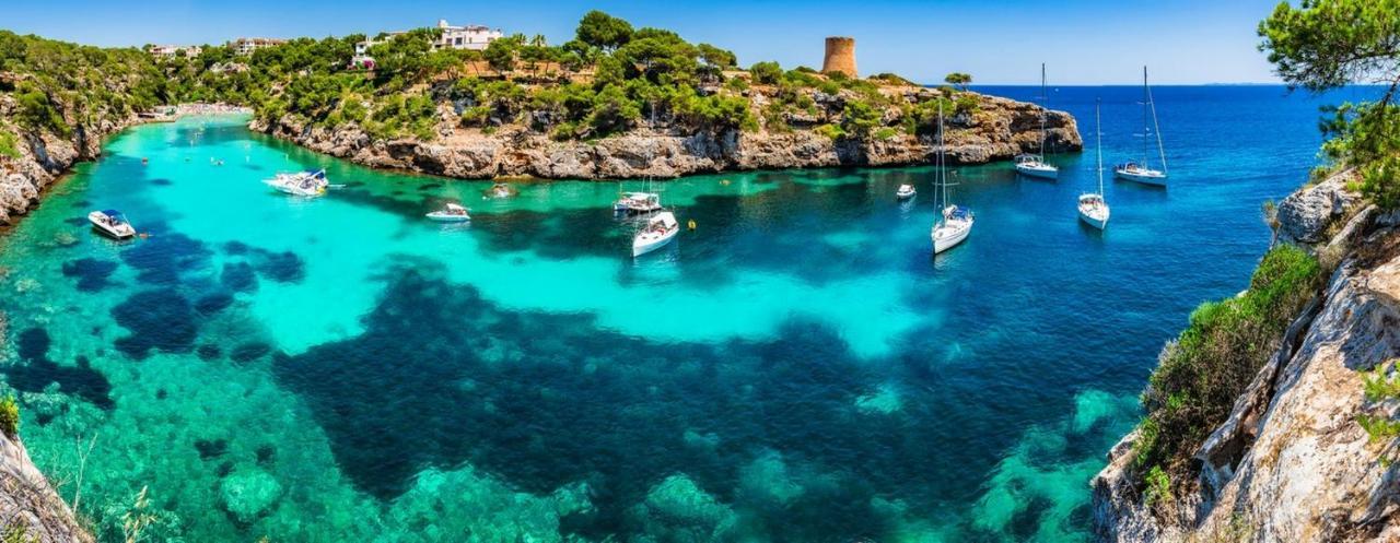 * Casa Del Diamante - Meer- Und Buchtblick Villa * Cala Pi  Exteriör bild